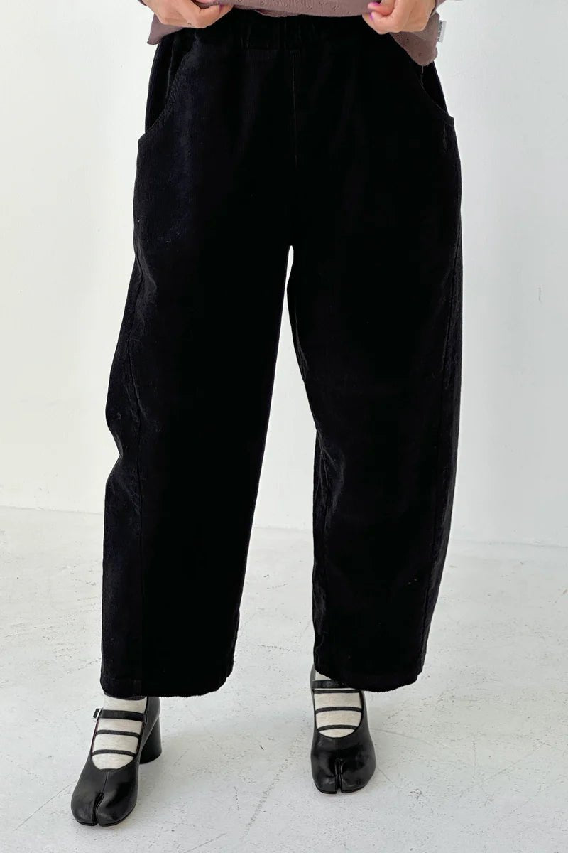 Le Bon Shoppe Corduroy Arc Pants Black - Steranko Clothing Manchester