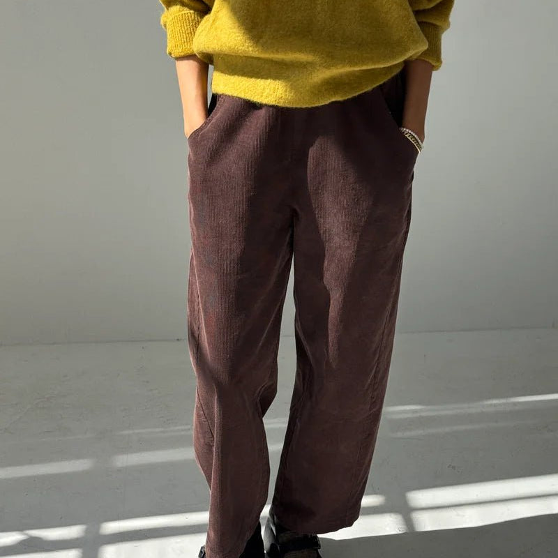 Le Bon Shoppe Corduroy Arc Pants Chocolate - Steranko Clothing Manchester