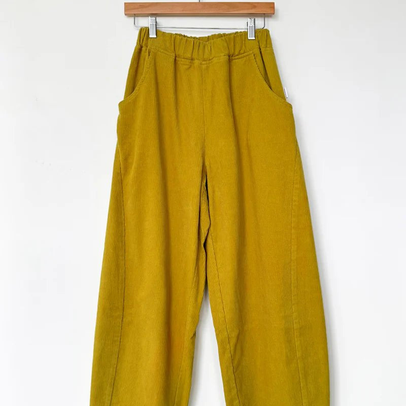Le Bon Shoppe Corduroy Arc Pants Green Olive - Steranko Clothing Manchester