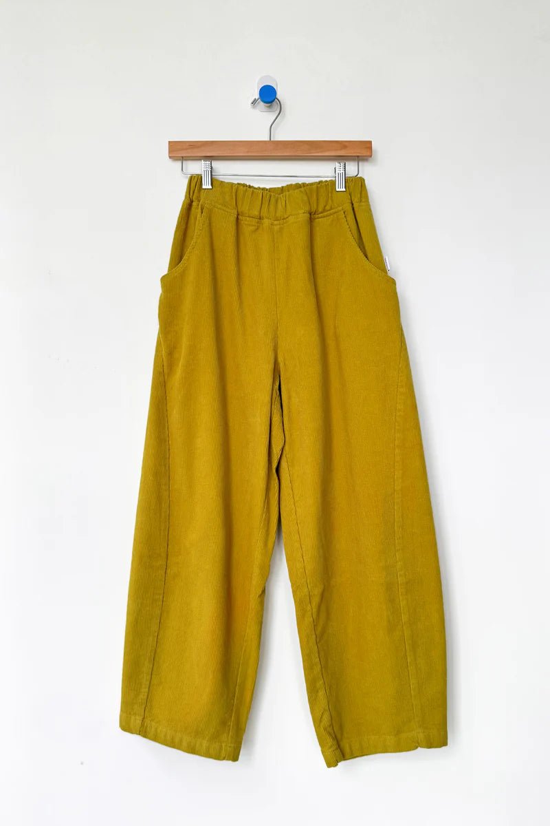 Le Bon Shoppe Corduroy Arc Pants Green Olive - Steranko Clothing Manchester