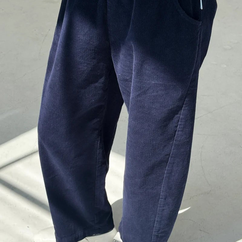 Le Bon Shoppe Corduroy Arc Pants Navy - Steranko Clothing Manchester