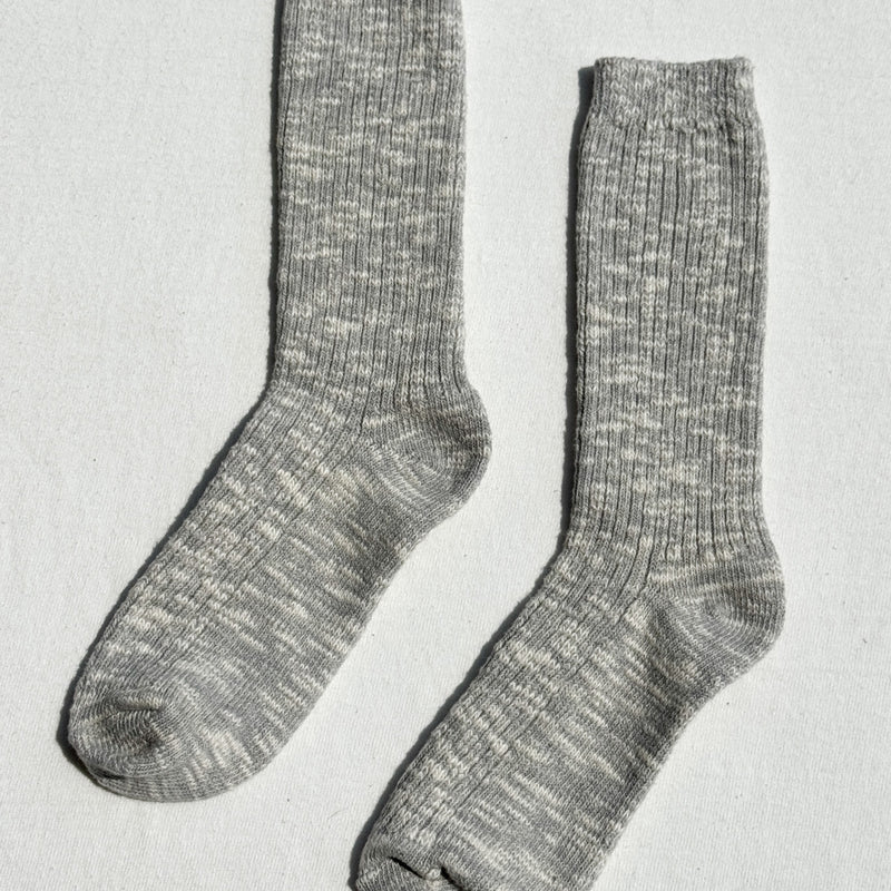 Le Bon Shoppe Cottage Socks Heather Grey - Steranko Clothing Manchester