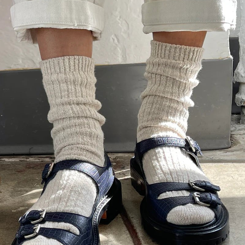 Le Bon Shoppe Cottage Socks Oatmeal - Steranko Clothing Manchester