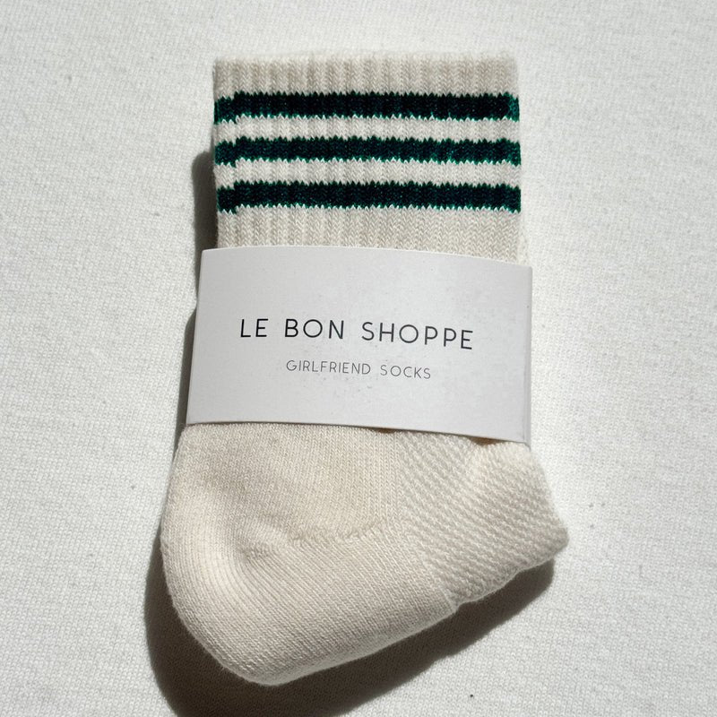 Le Bon Shoppe Girlfriend Socks Egret - Steranko Clothing Manchester