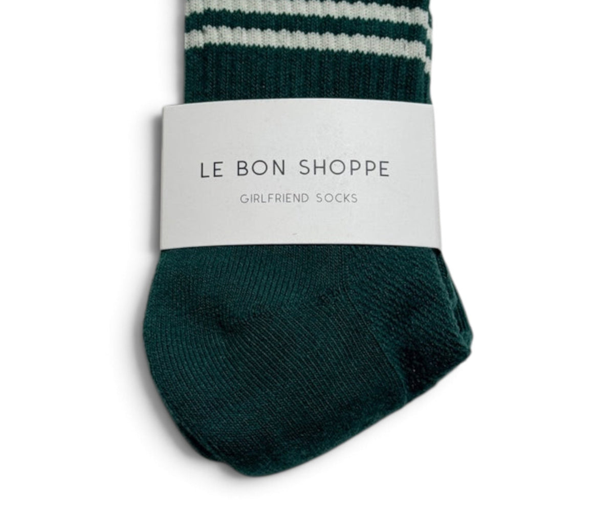 Le Bon Shoppe Girlfriend Socks Hunter Green - Steranko Clothing Manchester