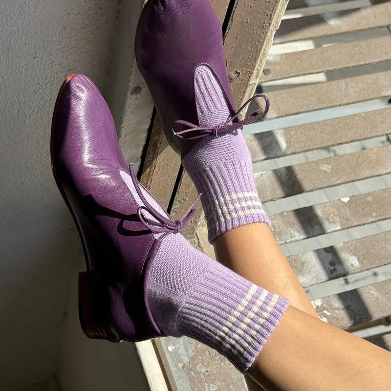Le Bon Shoppe Girlfriend Socks Iris - Steranko Clothing Manchester