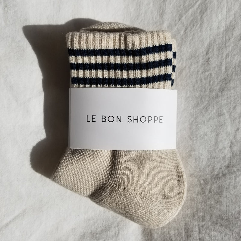 Le Bon Shoppe Girlfriend Socks Oatmeal - Steranko Clothing Manchester