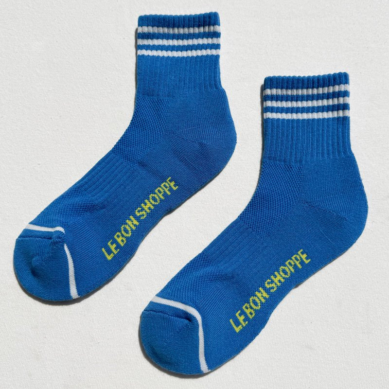 Le Bon Shoppe Girlfriend Socks Royal Blue - Steranko Clothing Manchester