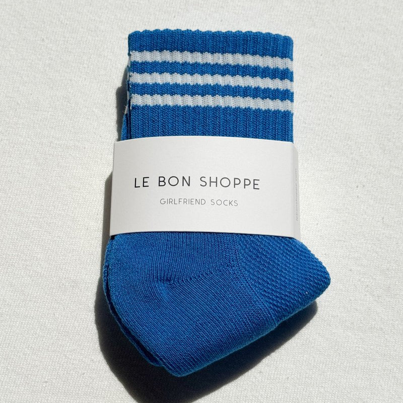 Le Bon Shoppe Girlfriend Socks Royal Blue - Steranko Clothing Manchester