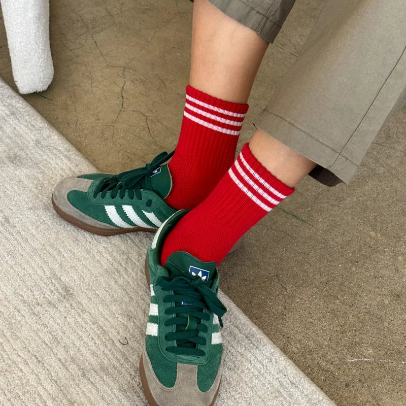 Le Bon Shoppe Girlfriend Socks Scarlett - Steranko Clothing Manchester