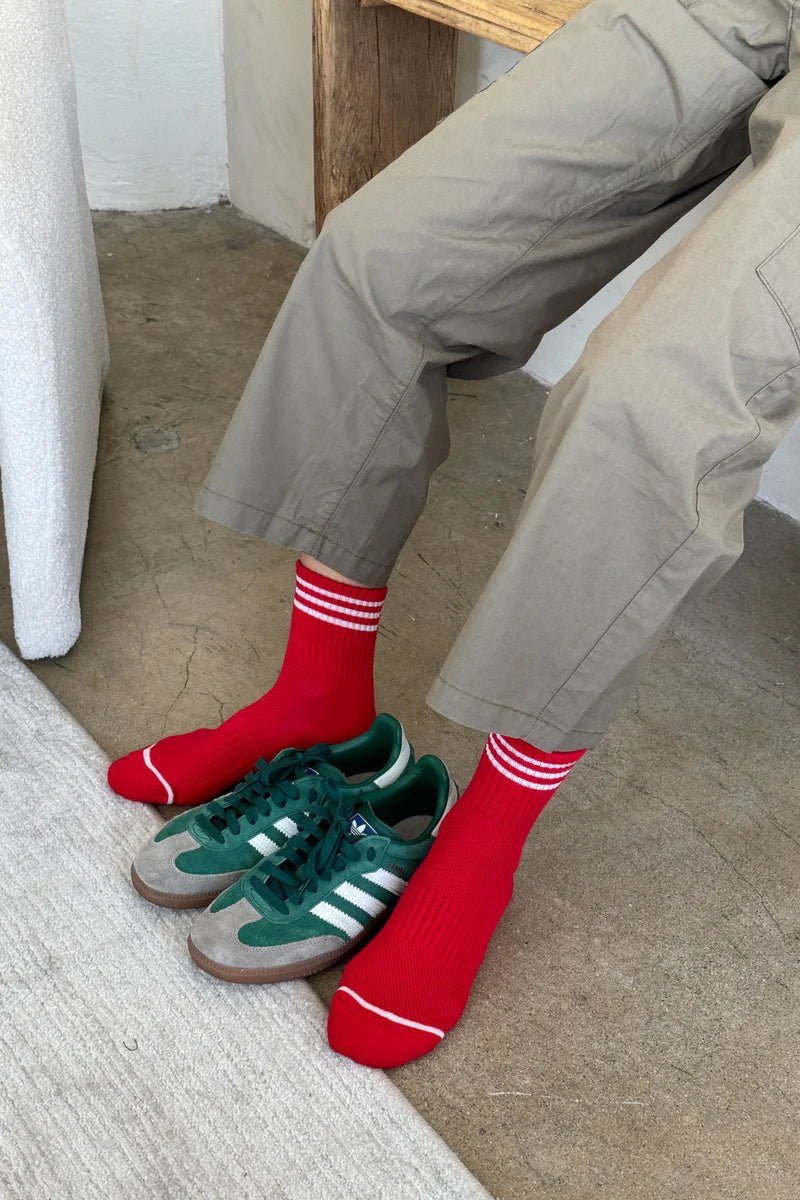 Le Bon Shoppe Girlfriend Socks Scarlett - Steranko Clothing Manchester