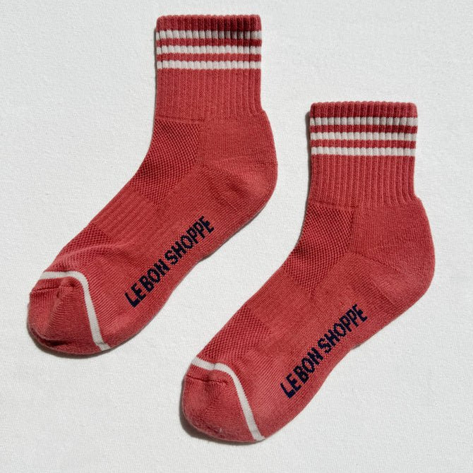 Le Bon Shoppe Girlfriend Socks Terracotta - Steranko Clothing Manchester