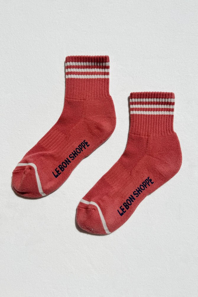 Le Bon Shoppe Girlfriend Socks Terracotta - Steranko Clothing Manchester