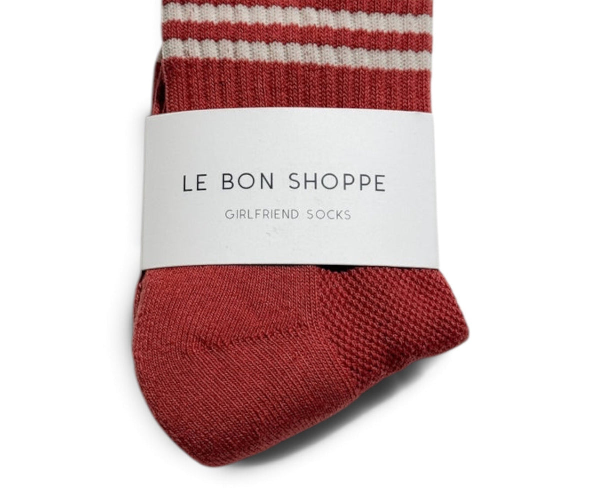 Le Bon Shoppe Girlfriend Socks Terracotta - Steranko Clothing Manchester