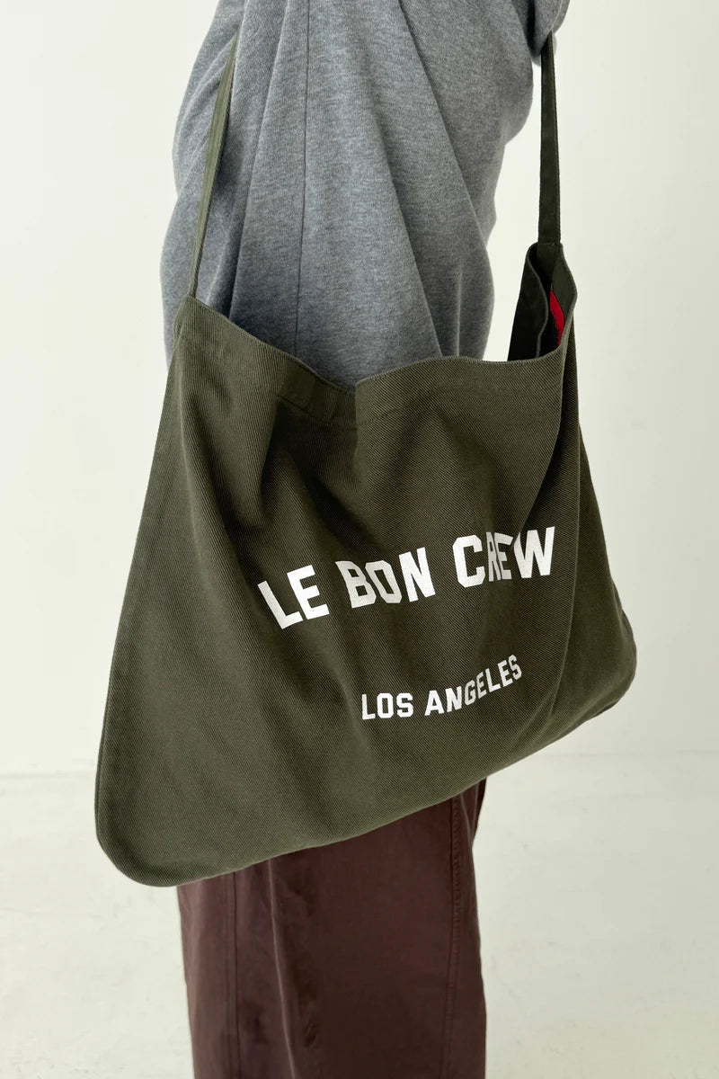 Le Bon Shoppe Happy Carry Bag Olive - Steranko Clothing Manchester