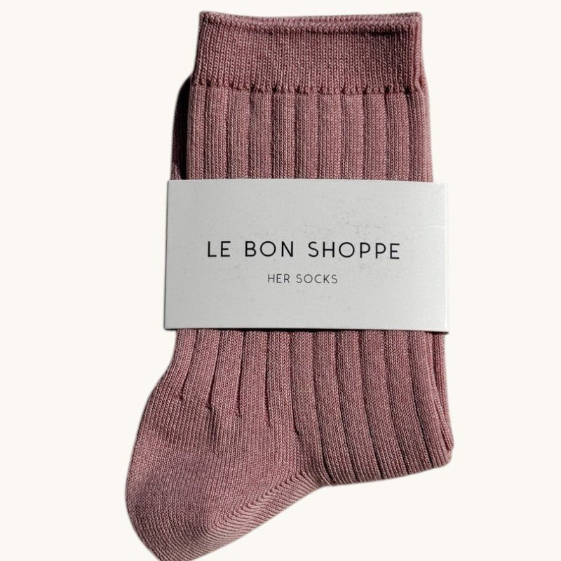 Le Bon Shoppe Her Socks Desert Rose - Steranko Clothing Manchester