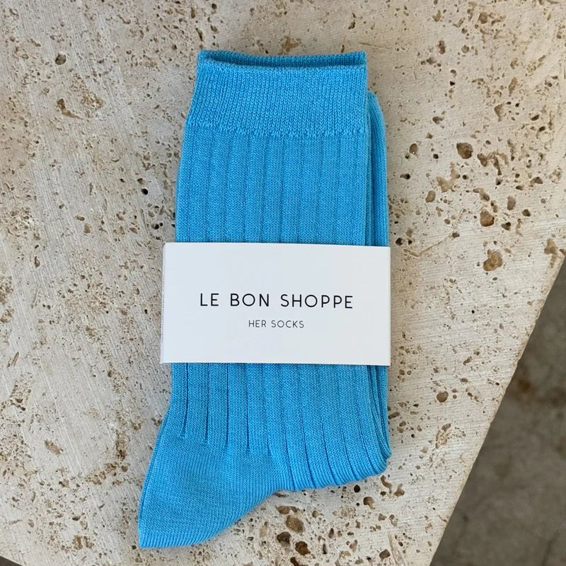 Le Bon Shoppe Her Socks Ice Water - Steranko Clothing Manchester