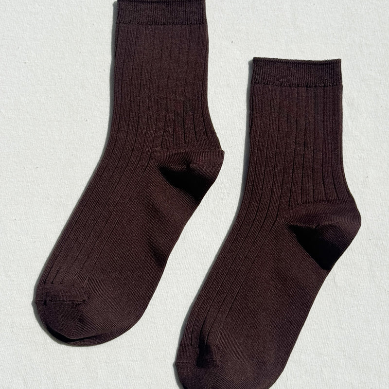 Le Bon Shoppe Her Socks (MC Cotton) Coffee - Steranko Clothing Manchester