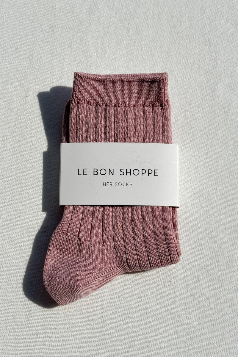 Le Bon Shoppe Her Socks (MC Cotton) Desert Rose - Steranko Clothing Manchester
