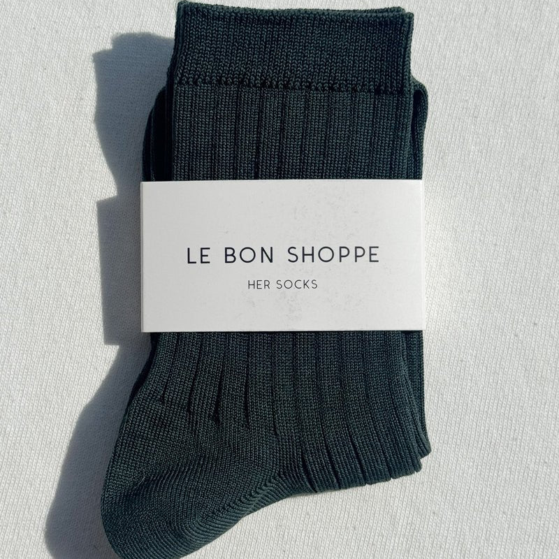 Le Bon Shoppe Her Socks (MC Cotton) Peacock - Steranko Clothing Manchester
