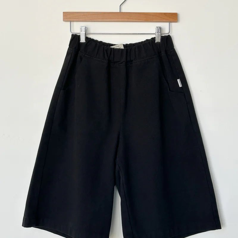 Le Bon Shoppe Liam Bermuda Shorts Black Canvas - Steranko Clothing Manchester