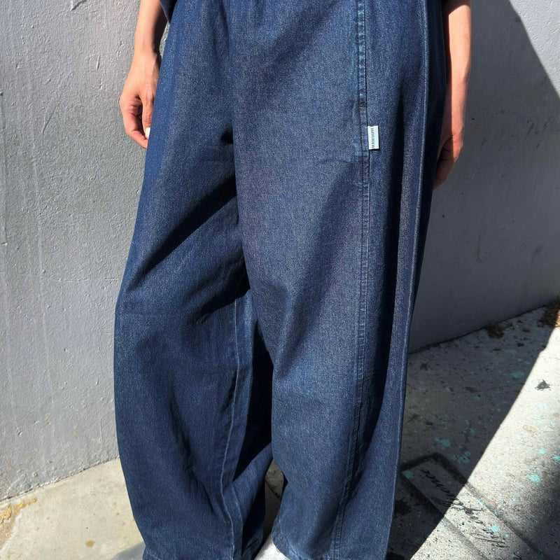 Le Bon Shoppe Parachute Pants Blue Denim - Steranko Clothing Manchester
