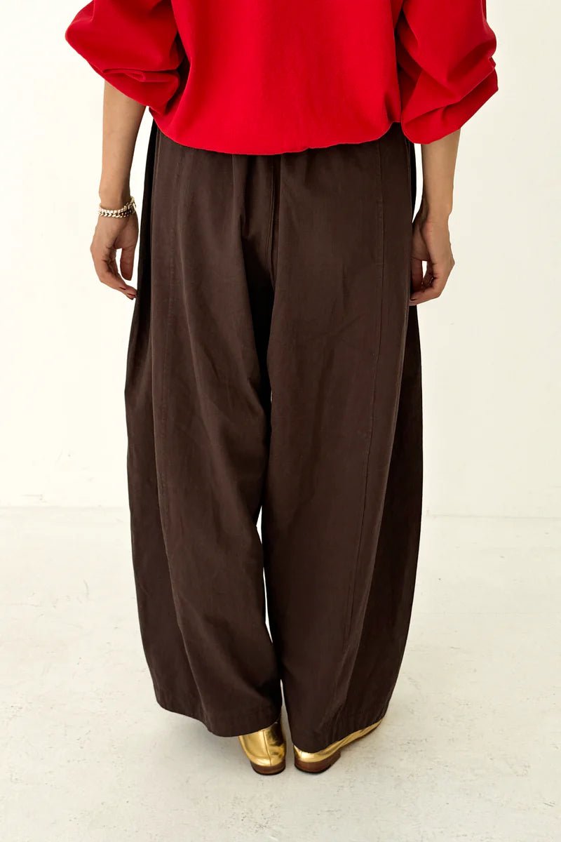 Le Bon Shoppe Parachute Pants Dark Brown - Steranko Clothing Manchester
