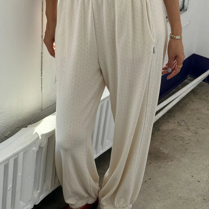 Le Bon Shoppe Pointelle Balloon Pants Natural - Steranko Clothing Manchester