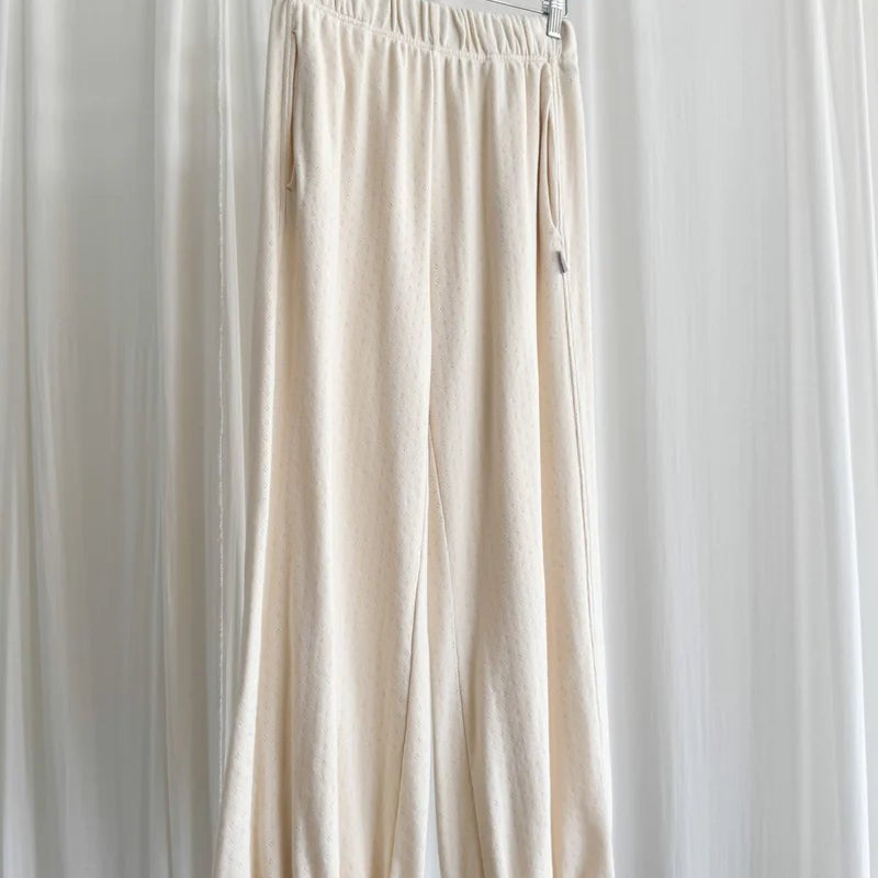 Le Bon Shoppe Pointelle Balloon Pants Natural - Steranko Clothing Manchester