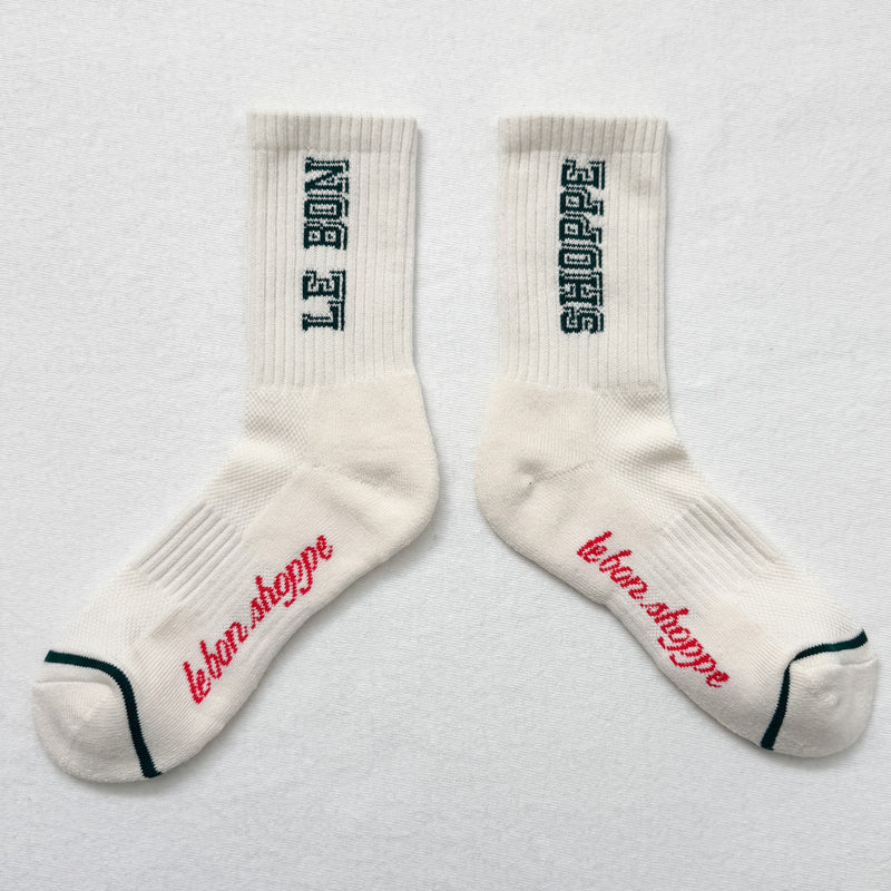 Le Bon Shoppe Preppy Socks Canvas / Green - Steranko Clothing Manchester