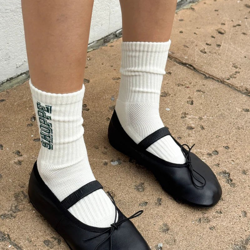 Le Bon Shoppe Preppy Socks Canvas / Green - Steranko Clothing Manchester