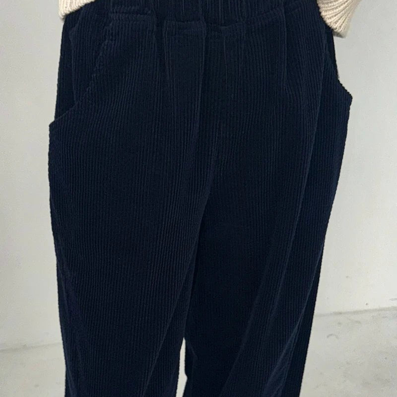 Le Bon Shoppe Soft Corduroy Arc Pants Midnight - Steranko Clothing Manchester