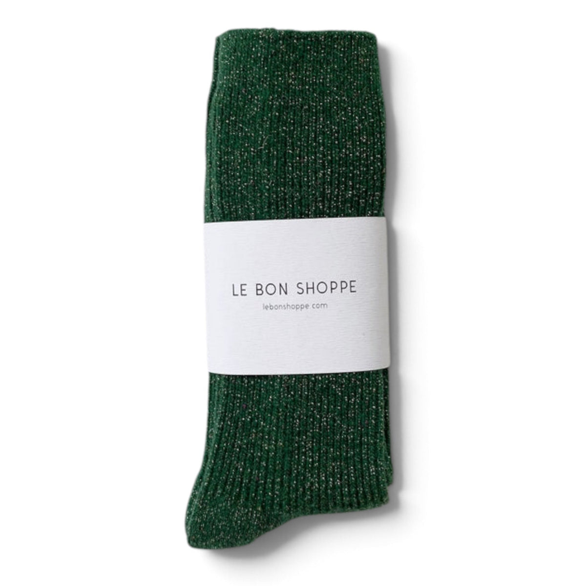 Le Bon Shoppe Winter Sparkle Socks Evergreen - Steranko Clothing Manchester