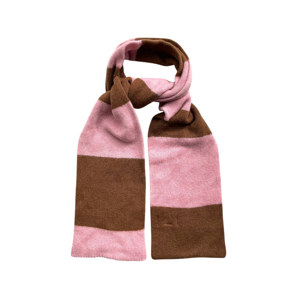 Mackie Rona Brushed Bar Scarf Pink Brown - Steranko Clothing Manchester