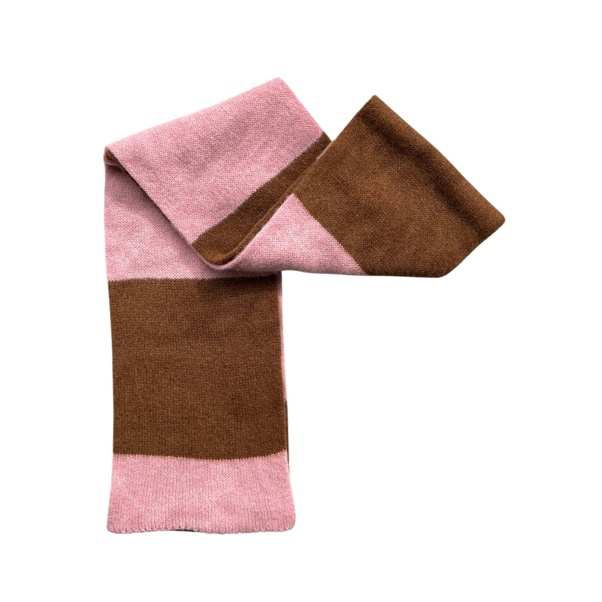 Mackie Rona Brushed Bar Scarf Pink Brown - Steranko Clothing Manchester