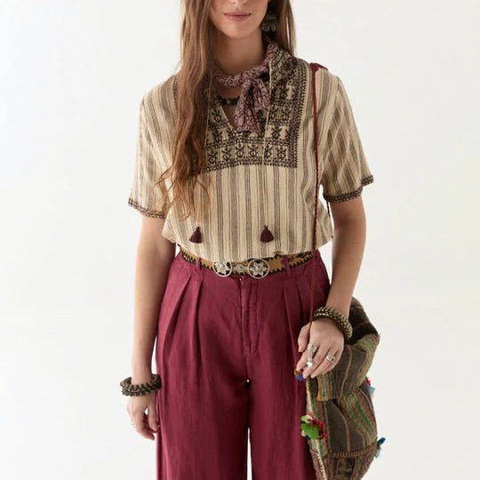 Maison Hotel Marisa Pant Berenson Sauvignon - Steranko Clothing Manchester