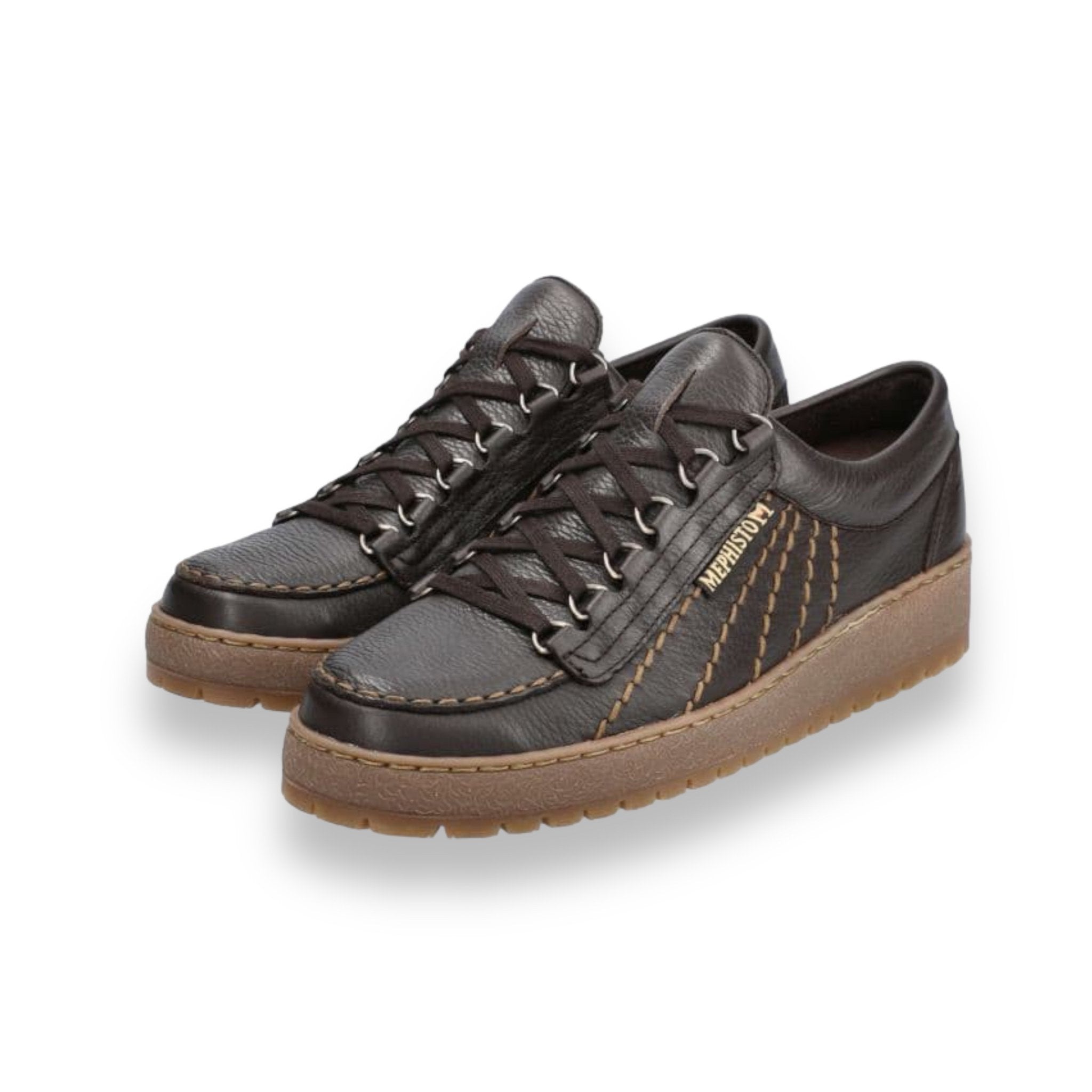 Mephisto Rainbow Dark Brown Oregon Leather - Steranko Clothing Manchester