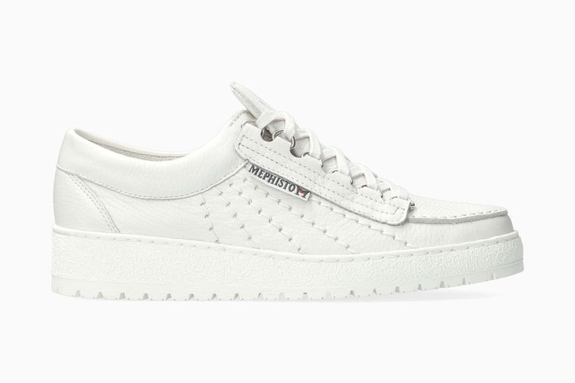 Mephisto Rainbow White Oregon Leather - Steranko Clothing Manchester