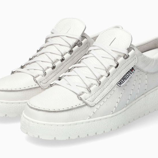 Mephisto Rainbow White Oregon Leather - Steranko Clothing Manchester