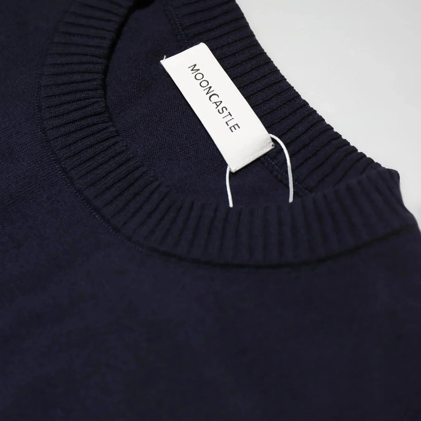 Mooncastle Ice Cotton Crewneck Navy - Steranko Clothing Manchester