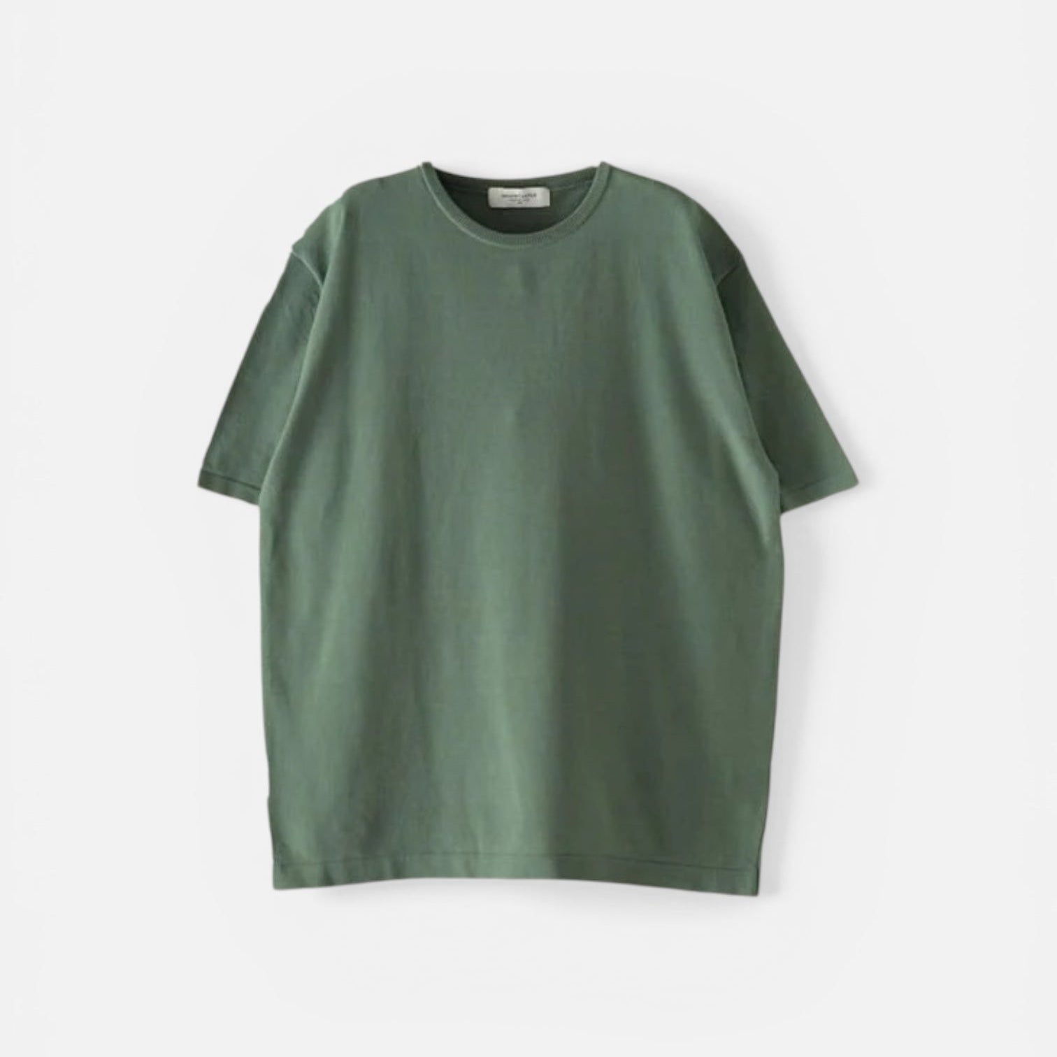 Mooncastle Ice Cotton Relax Crewneck Olive - Steranko Clothing Manchester