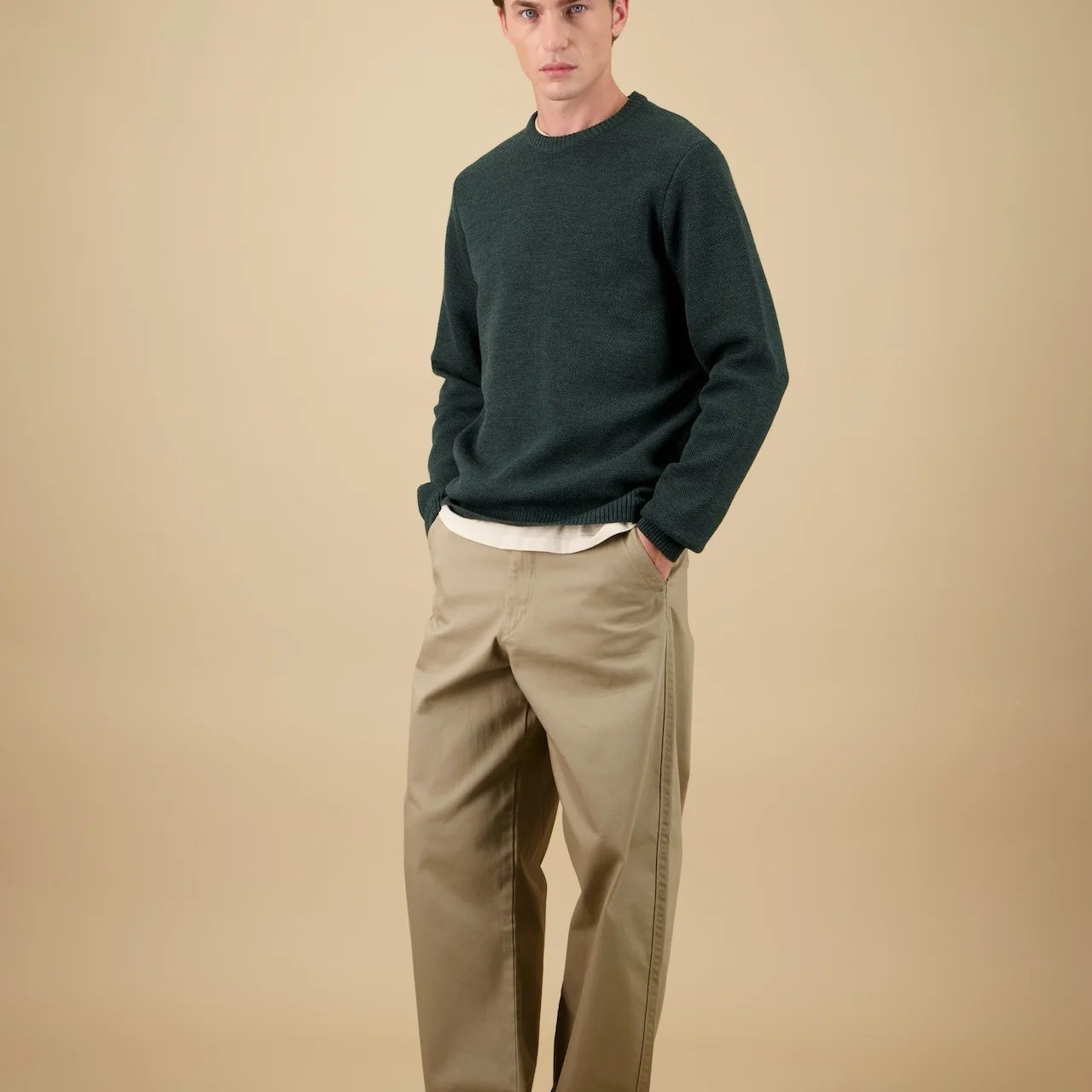 Nitto Youri Sweater Forest Green - Steranko Clothing Manchester