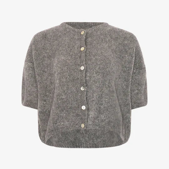 Noella Johanna Knit Cardigan Grey - Steranko Clothing Manchester