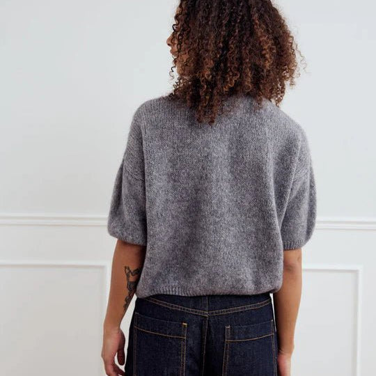 Noella Johanna Knit Cardigan Grey - Steranko Clothing Manchester