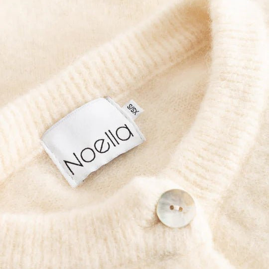 Noella Kae SS Knit Cardigan Oyster - Steranko Clothing Manchester