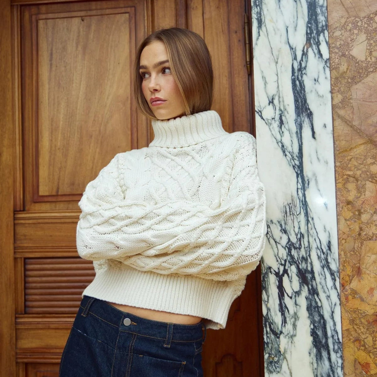 Noella Lael Knit Ivory - Steranko Clothing Manchester
