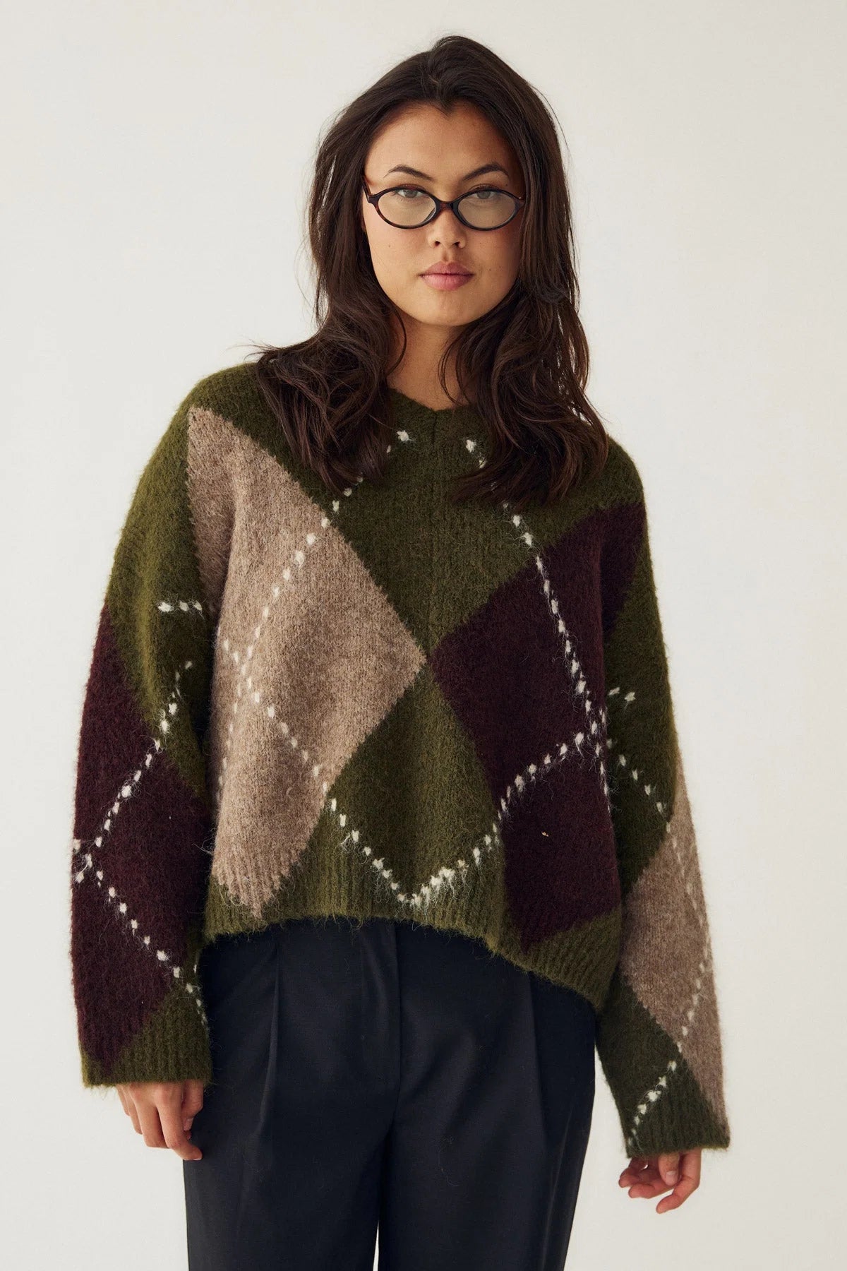 Noella Lai Knit Avocado Green Mix - Steranko Clothing Manchester