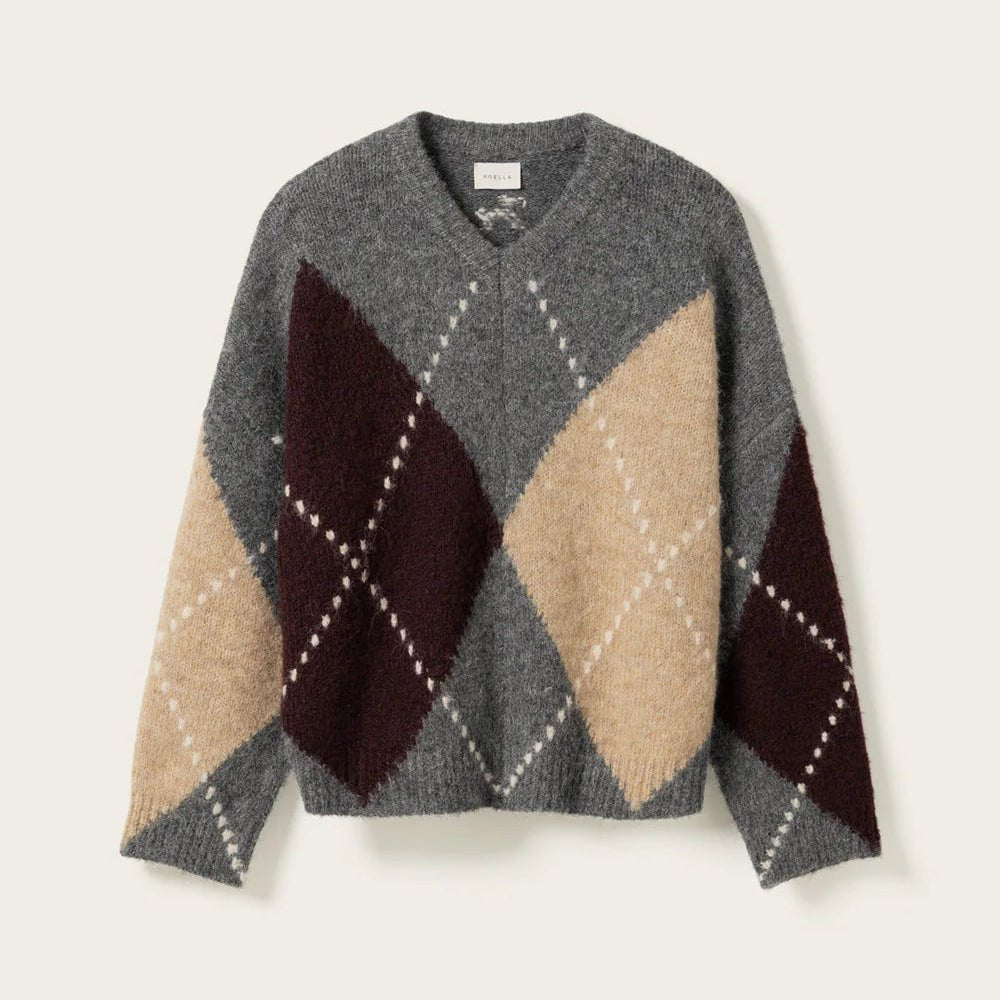 Noella Lai Knit Medium Grey Mel - Steranko Clothing Manchester