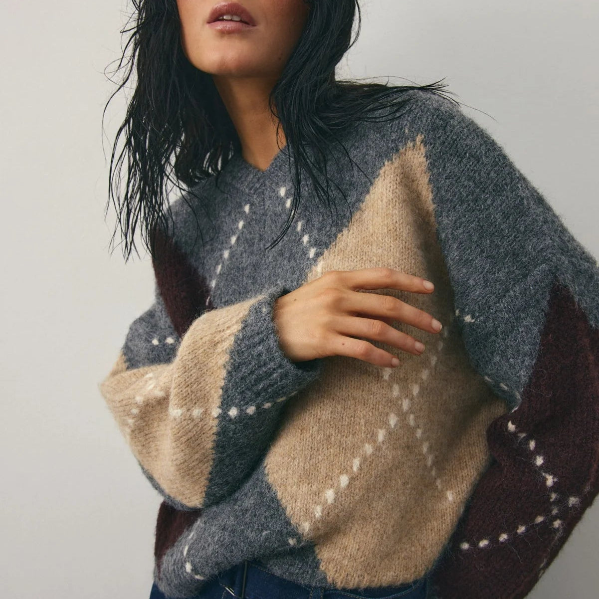 Noella Lai Knit Medium Grey Mel - Steranko Clothing Manchester