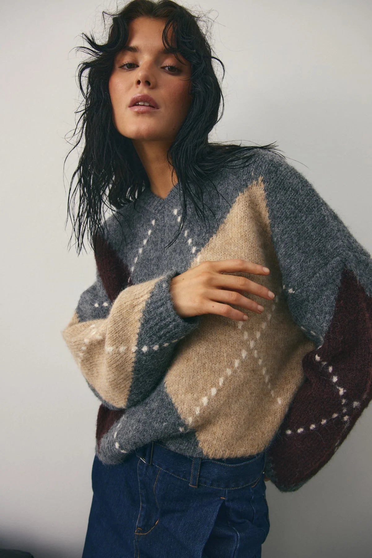 Noella Lai Knit Medium Grey Mel - Steranko Clothing Manchester